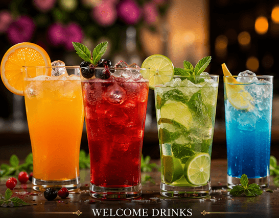 1. Welcome Drinks
