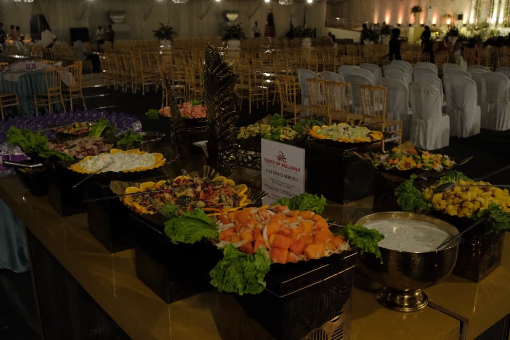 Grand Buffet Layout - Corporate Catering Services Kannur