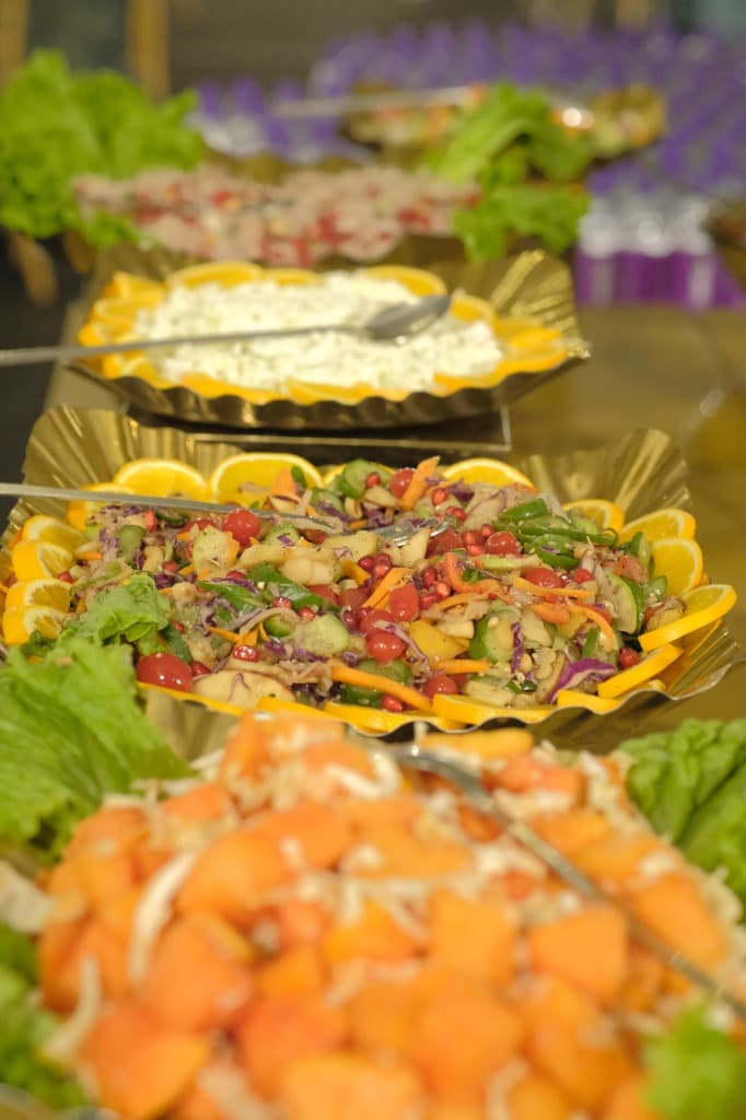 Gourmet Salad & Appetizer Display - Malabar Catering Services